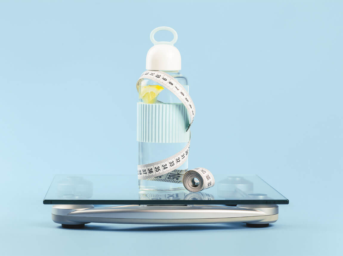 metabolismus - hubnutí, citronová vodaa