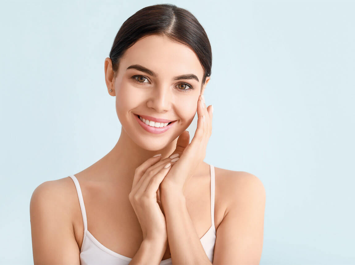 žena - krásná, zdravá pleť 