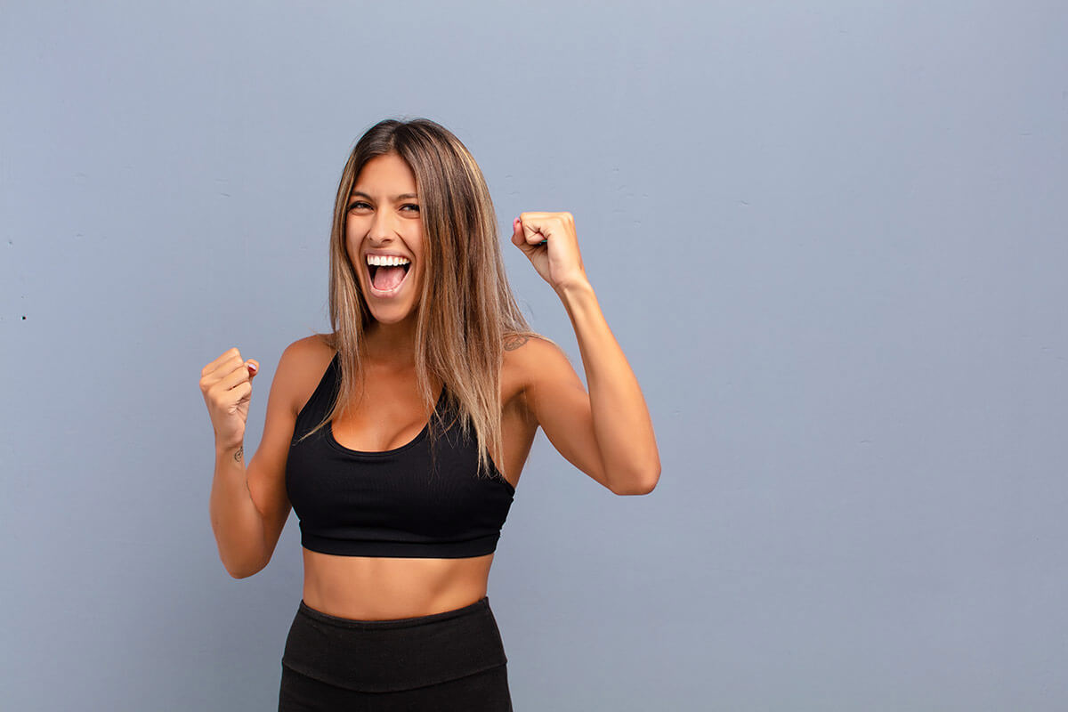 žena s krásnou pletí