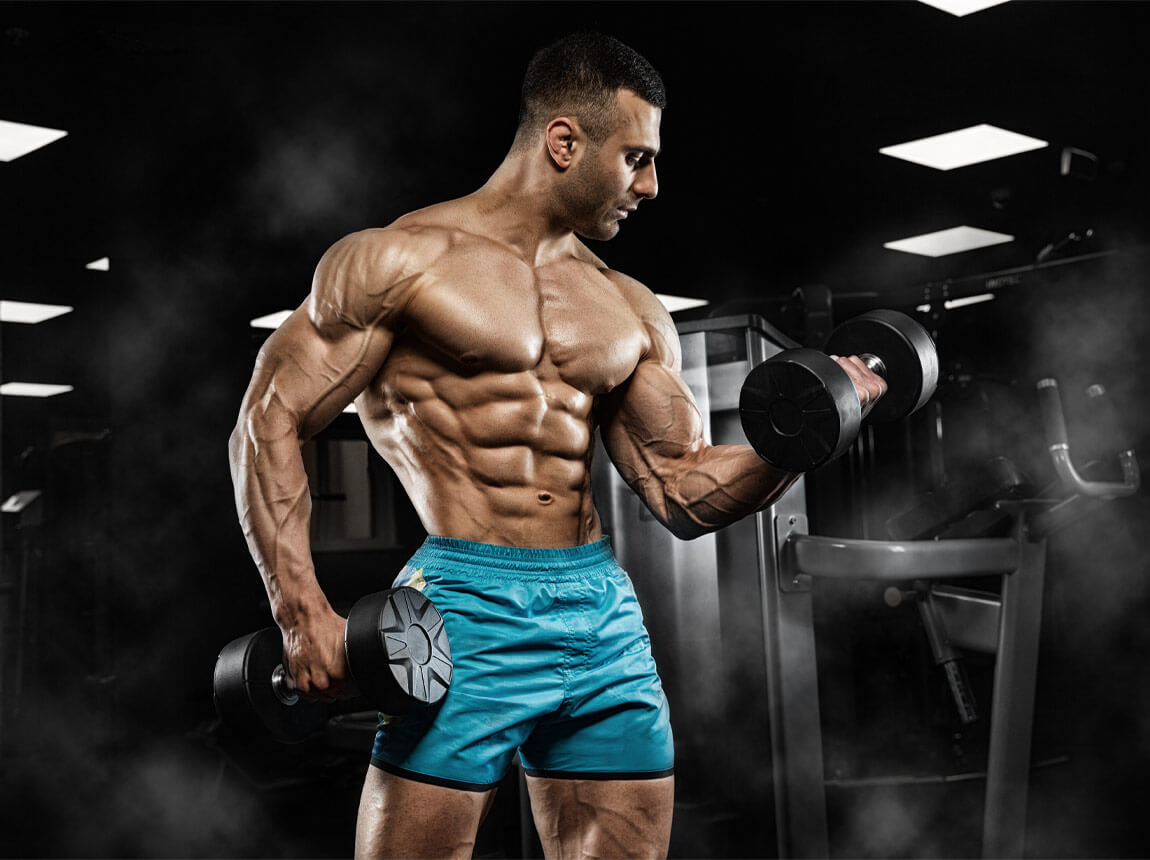 muži, silový trénink, kreatin 