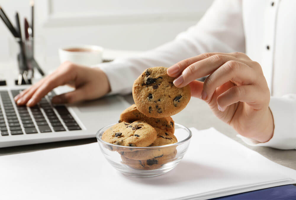 zpracované potraviny, mlsání, sladkosti 