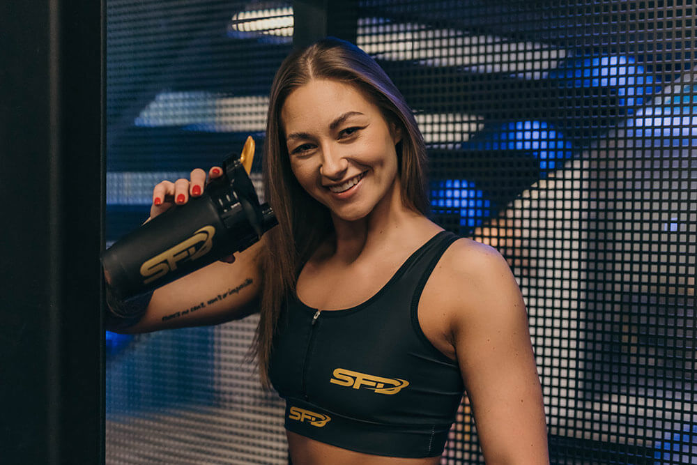 žena v dobré náladě