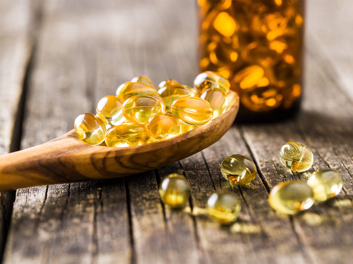 Vitamin D3 v kapslích 