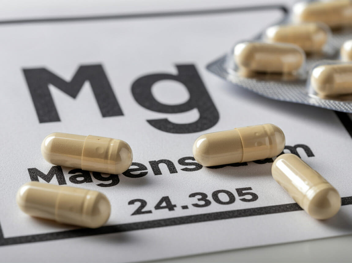 Hořčík v kapslích - Doplněk stravy 