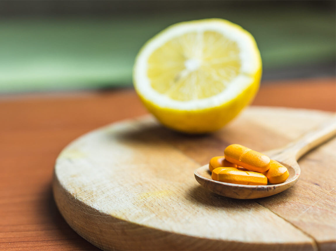 vitamín c v tabletách 