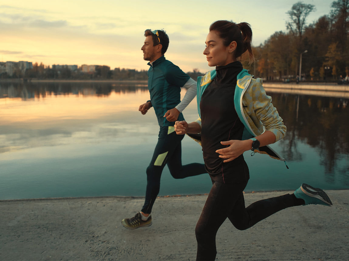 muži a ženy - běžecký trénink 