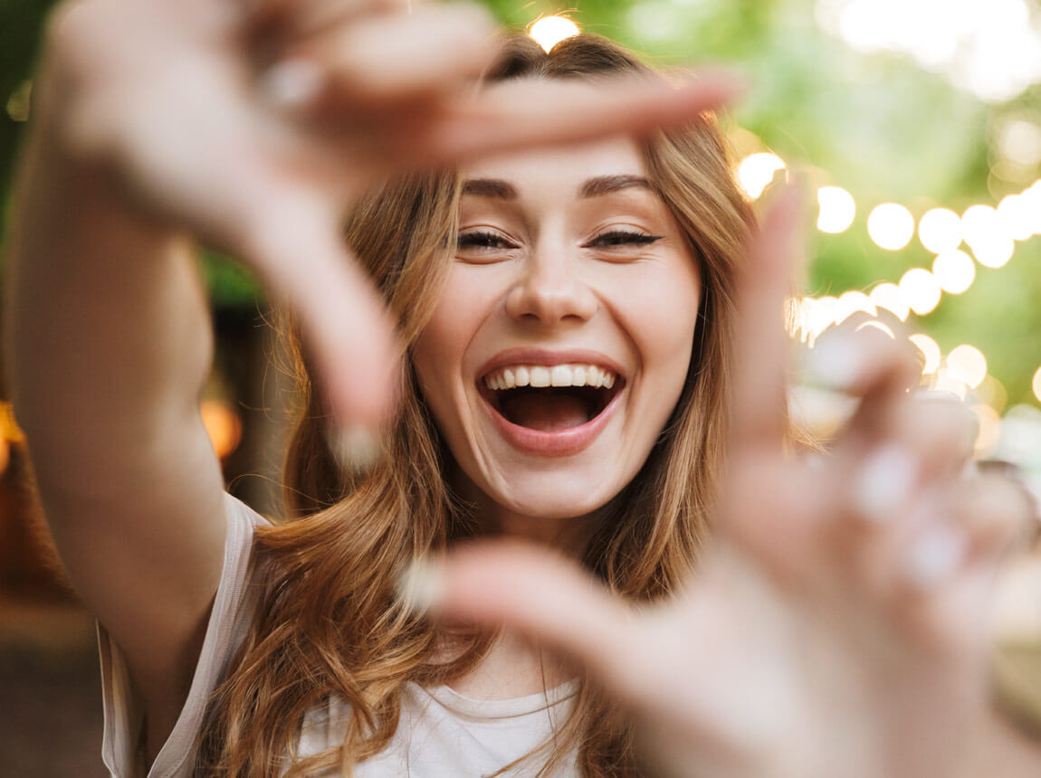 žena - zdravé oči