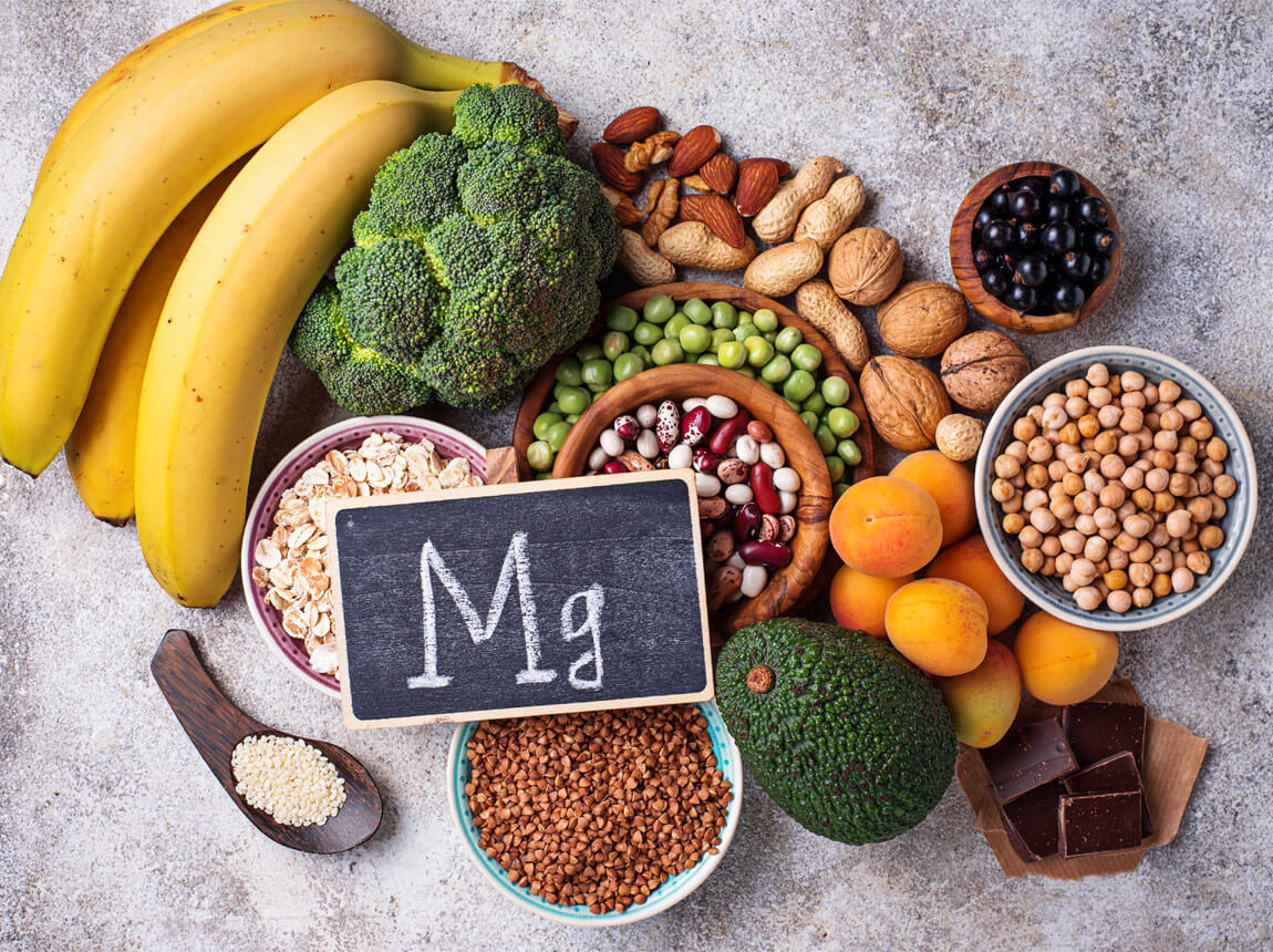 hořčík v potravinách 