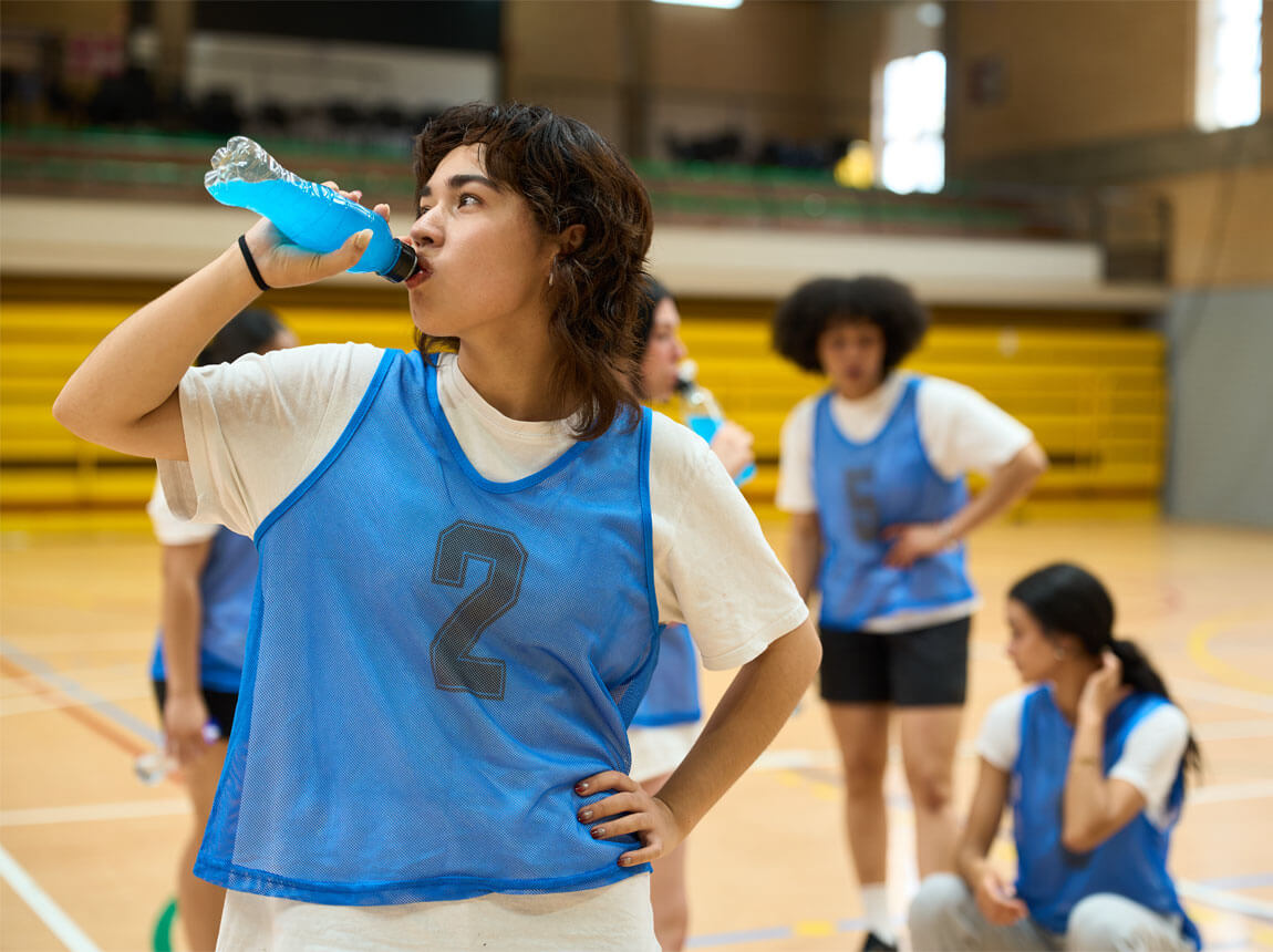 týmové hry - izotonický nápoj