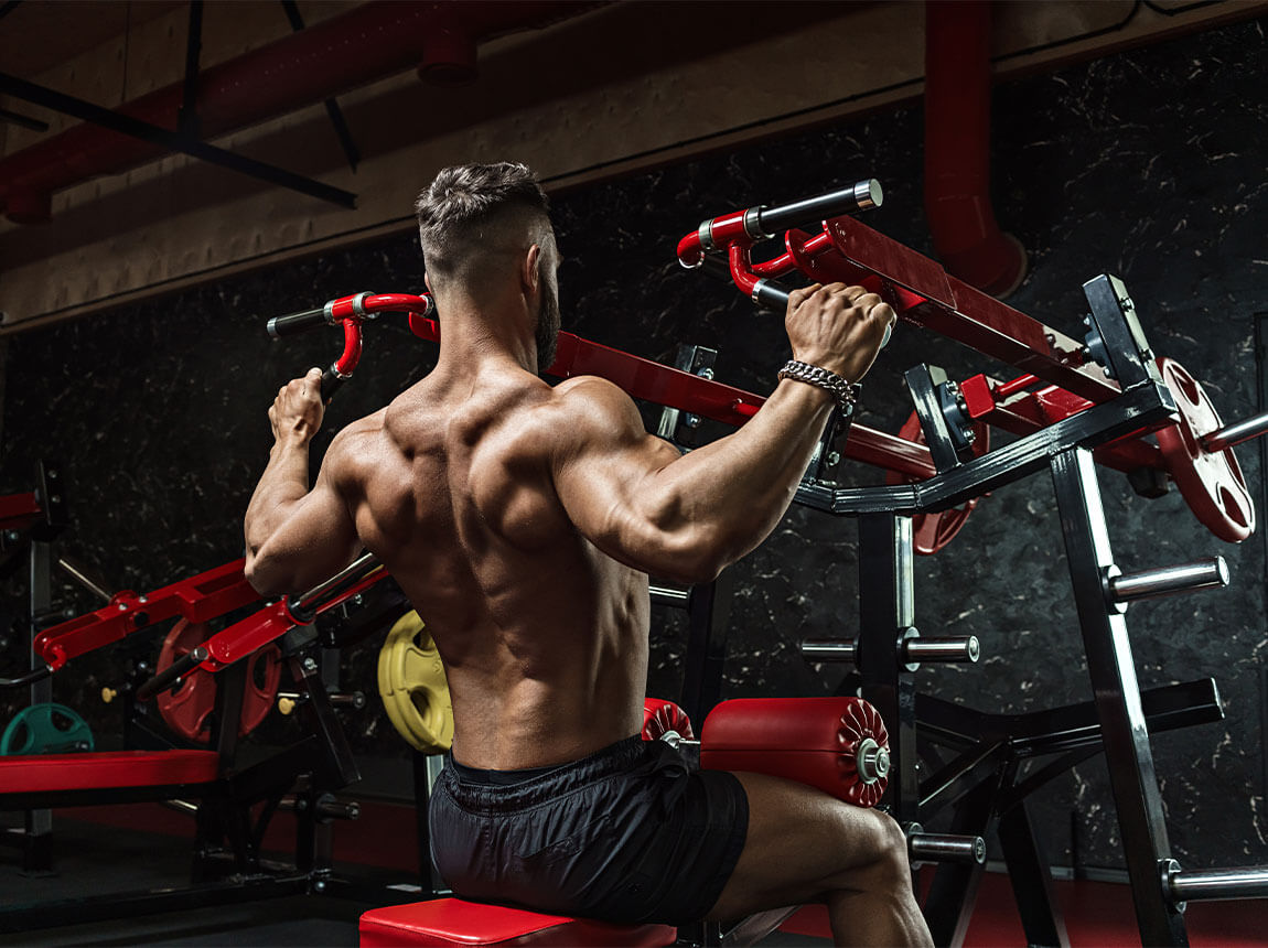 muž - silov&yacute; tr&eacute;nink