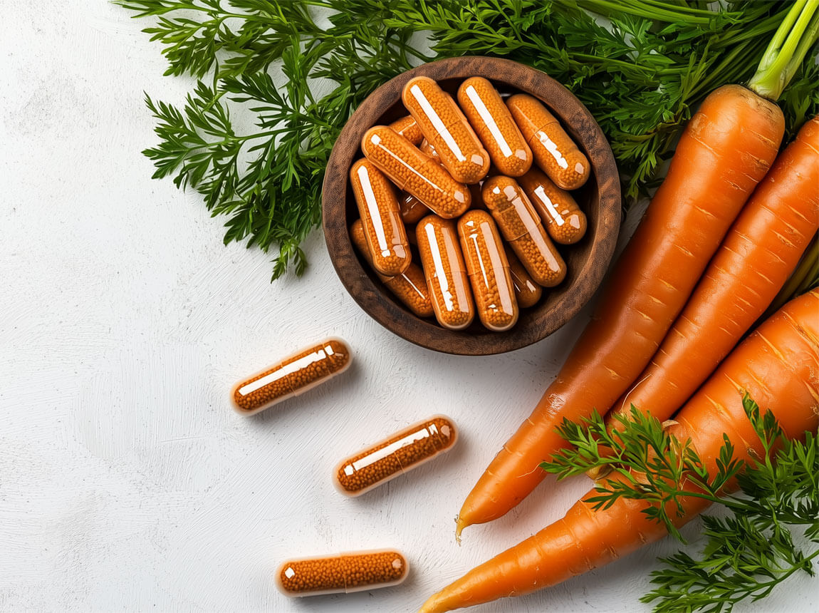 mrkev &ndash; beta-karoten