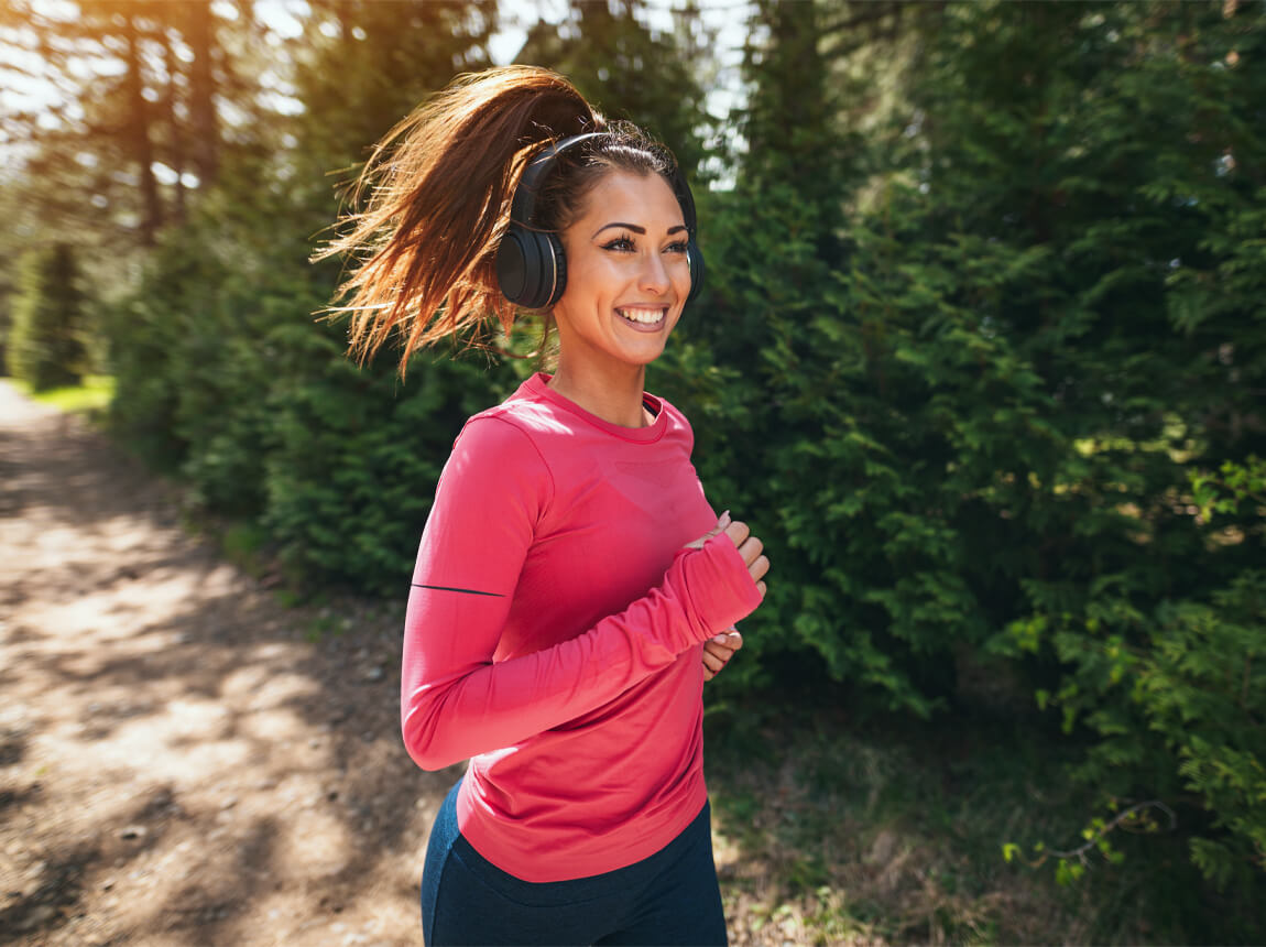 aktivní žena, běh, hubnutí 