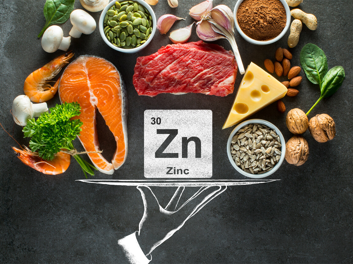 zinek v potravinách 