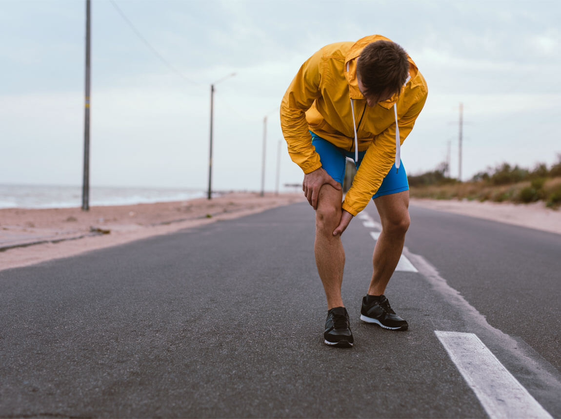 muž - klouby, běžec 