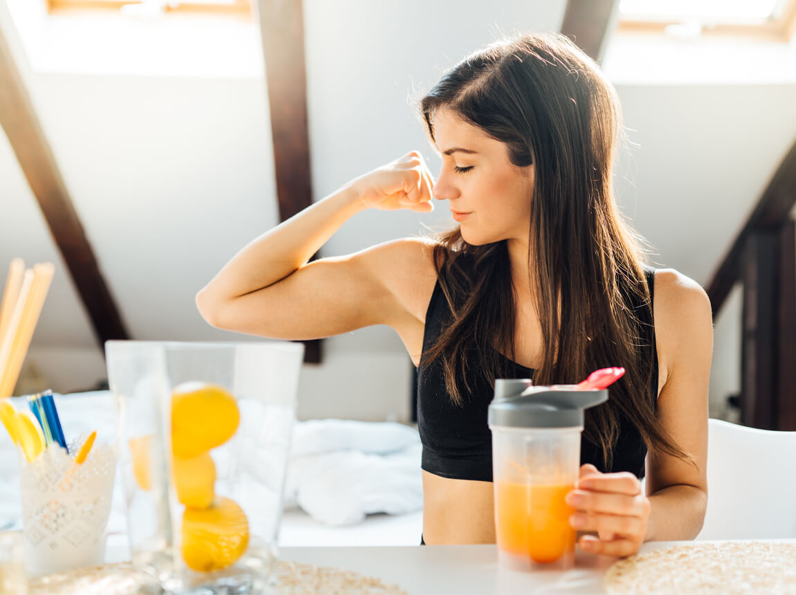 žena - doplňky stravy pro pos&iacute;len&iacute; imunity 