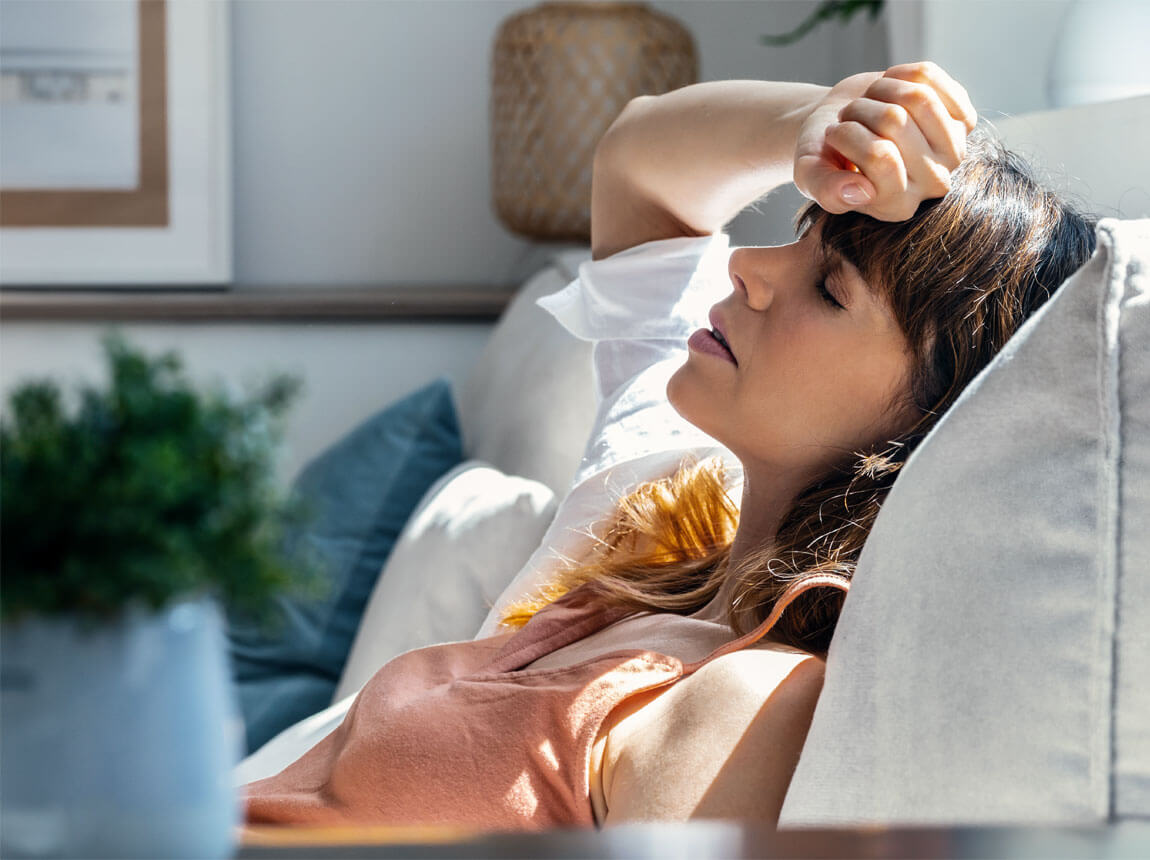 žena – únava, menstruace