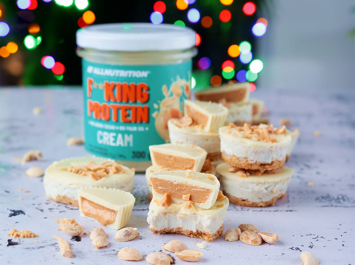 mini proteinov&eacute; tvarohov&eacute; kol&aacute;čky bez pečen&iacute;