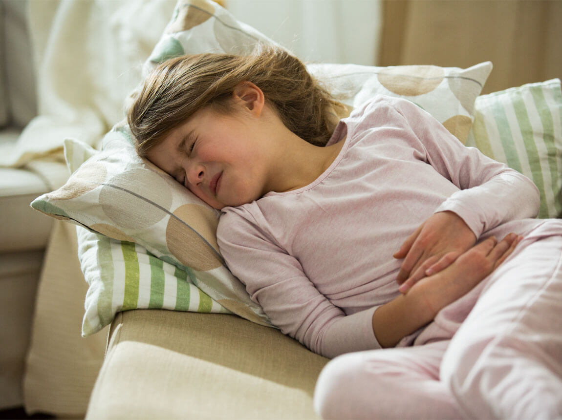 dítě - Bolest břicha