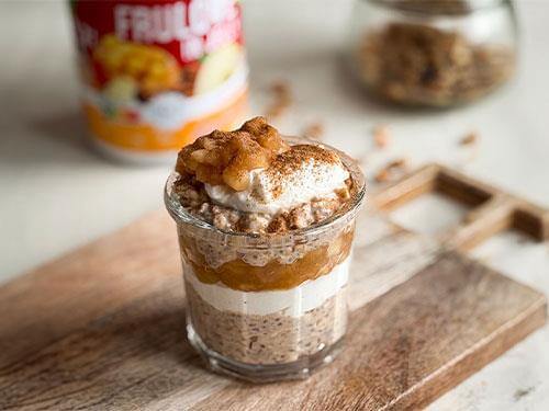 Recept na noční ovesnou kaši à la jablečný koláč