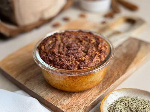 Recept na pečenou ovesnou kaši à la skořicová