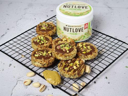 Recept na ovesné sušenky s pistáciovým krémem