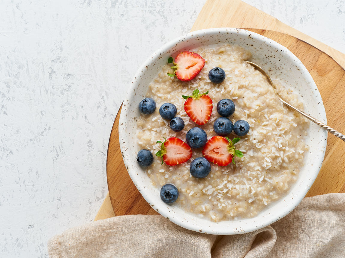 ovesná kaše k snídani