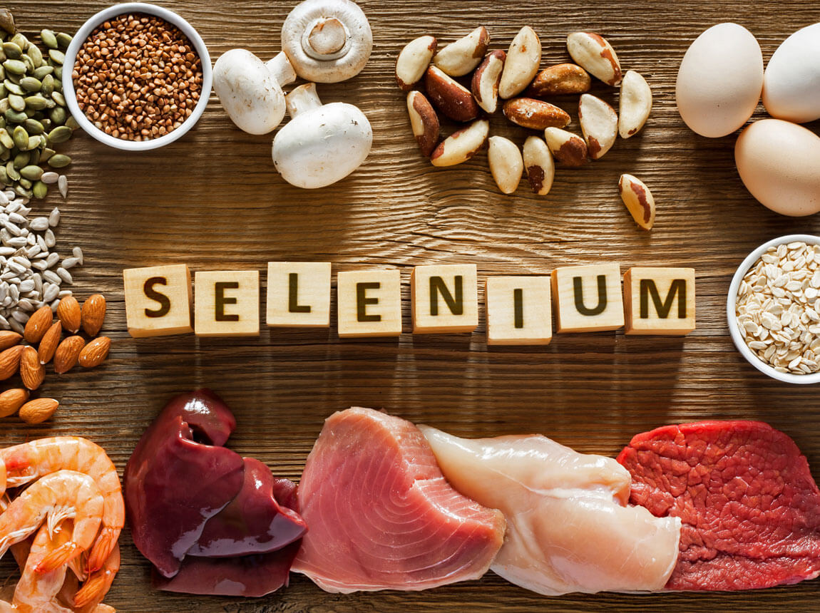 výrobky bohaté na selen