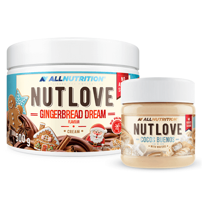 ALLNUTRITION NUTLOVE Gingerbread Dream Flavour Cream + dárek