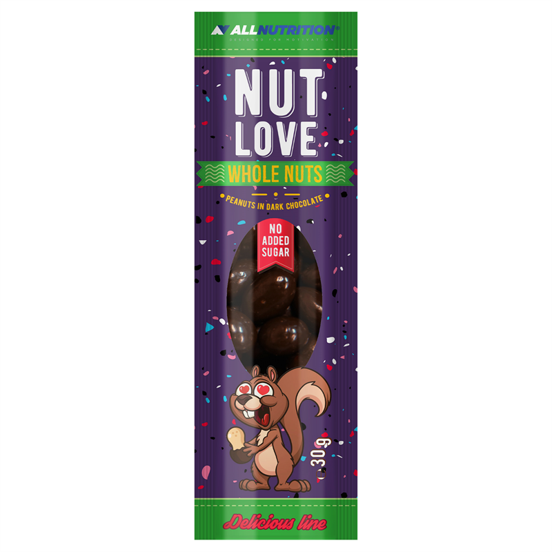 ALLNUTRITION NUTLOVE WHOLENUTS - PEANUTS IN DARK CHOCOLATE