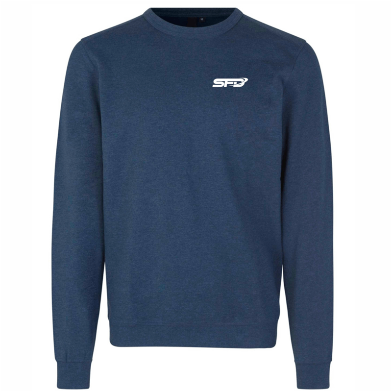 SFD WEAR Mikina Core Premium Blue Melange