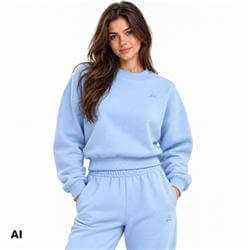 Dámská mikina Cozy Club Baby Blue