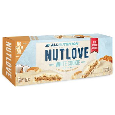 ALLNUTRITION 3 x NUTLOVE White Cookie Caramel Peanut Coconut 128g