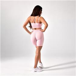 Push Up kraťasy V Back Soft Pink