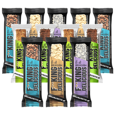 ALLNUTRITION 12 x Fitking Delicious Protein Bar 55g