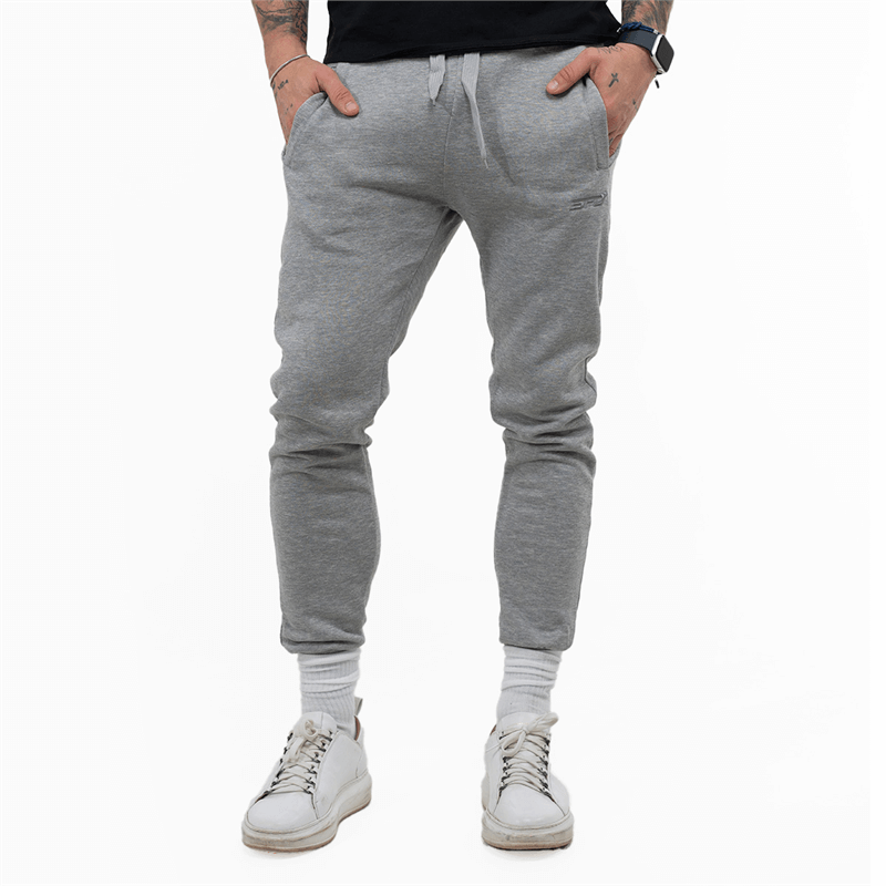 SFD WEAR PÁNSKÉ TEPLÁKOVÉ KALHOTY Basic Grey