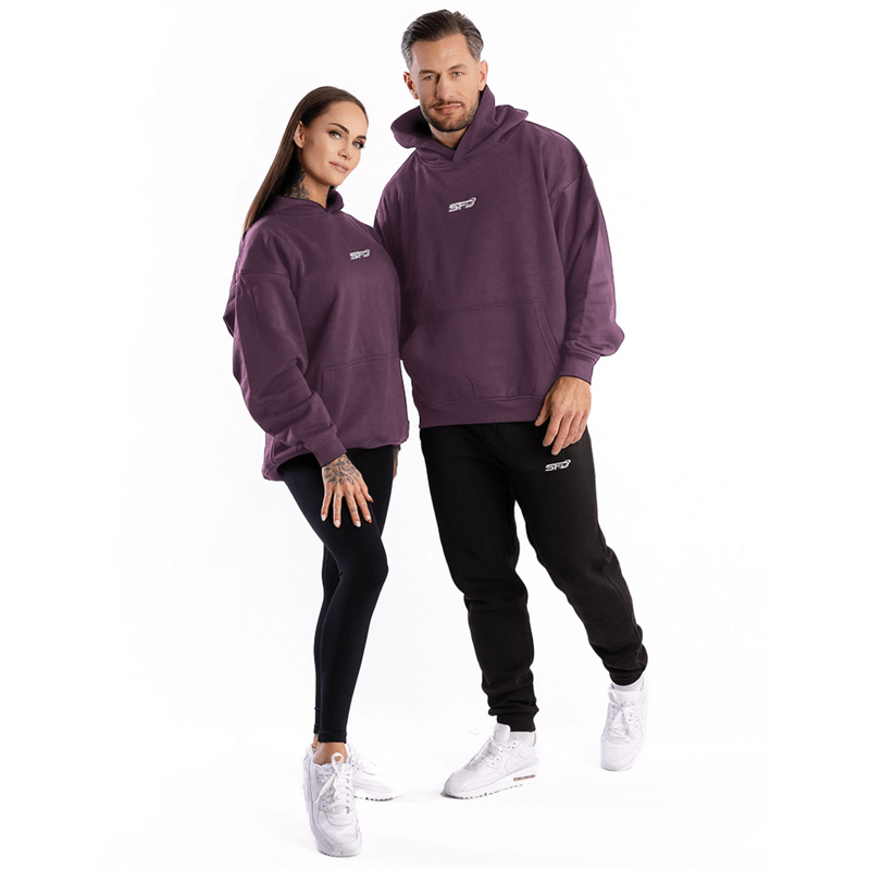 SFD WEAR UNISEX MIKINA Hoodie Core Oversize Violet