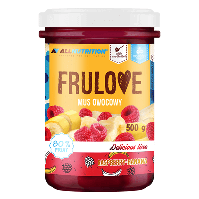 ALLNUTRITION FRULOVE OVOCNÁ PĚNA MALINO BANÁNOVÁ