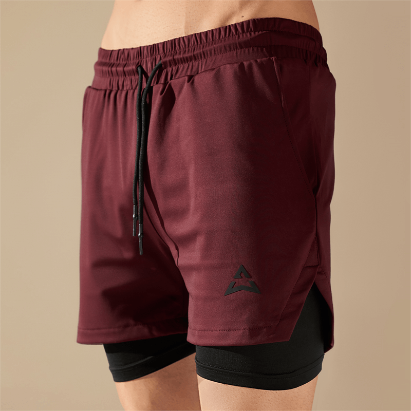 Allwear KRAŤASY 2v1 DARK BURGUNDY