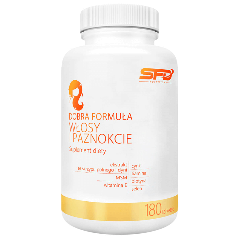 SFD NUTRITION DOBRÝ VZOREC VLASY A NEHTY