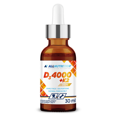 ALLNUTRITION Vitamín D3 4000 + K2 KAPKY