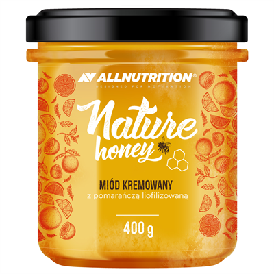 ALLNUTRITION Nature Honey s pomerančem