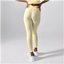 Legginsy Push Up V Back Butter Yellow (1 szt.)