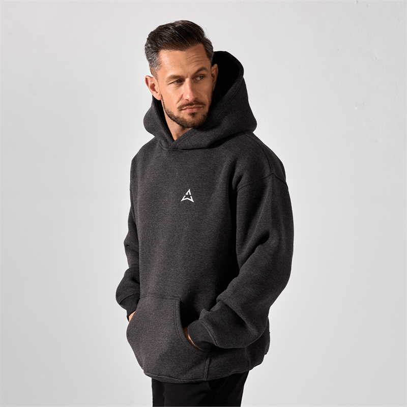 Allwear PÁNSKÁ MIKINA GRAPHITE MELANGE