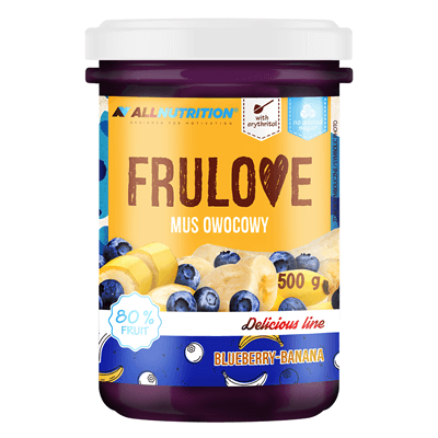 ALLNUTRITION FRULOVE OVOCNÁ PĚNA BORŮVKOVO BANÁNOVÁ