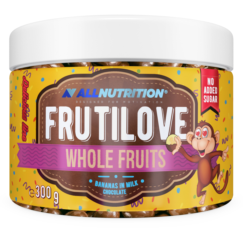 ALLNUTRITION FRUTILOVE WHOLE FRUITS - BANANAS IN MILK CHOCOATE