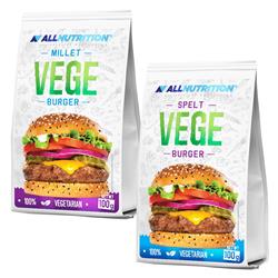 Veganský burger – jáhlový/špaldový
