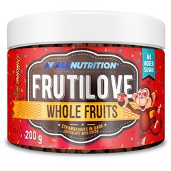 FRUTILOVE WHOLE FRUITS STRAWBERRIES IN DARK CHOCOLATE WITH COCOA POWDER