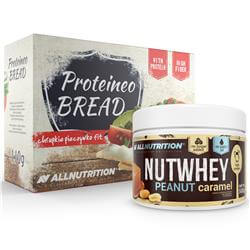 Nutwhey Peanut Caramel 500g + Proteineo Bread 110g ZDARMA