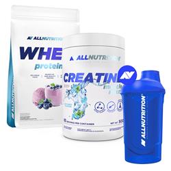 Whey Protein 908g + Creatine Muscle Max 500g + Shaker