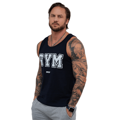 SFD WEAR Muži Tank Top GYM Navy blue